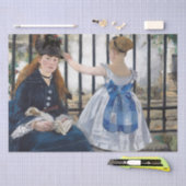 Edouard Manet - Die Eisenbahn Seidenpapier (Handwerk)