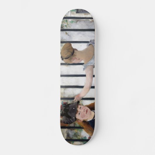 Edouard Manet - Die Eisenbahn Skateboard (Vorderseite)