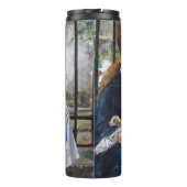 Edouard Manet - Die Eisenbahn Thermosbecher (Rückseite)