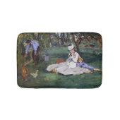 Edouard Manet - Die Familie Monet im Garten Badematte (Vorderseite)