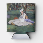 Edouard Manet - Die Familie Monet im Garten Dosenkühler (Vorderseite)