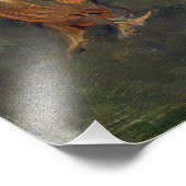 Edouard Manet - Die Familie Monet im Garten Fotodruck (Ecke)