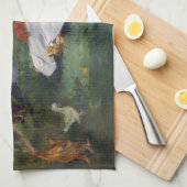 Edouard Manet - Die Familie Monet im Garten Geschirrtuch (Viertel Falte)