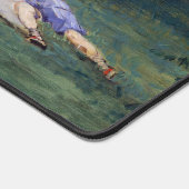 Edouard Manet - Die Familie Monet im Garten Schreibtischunterlage (Ecke)