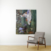 Edouard Manet - Die Familie Monet im Garten Wandteppich (Beispiel)