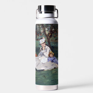 Edouard Manet - Die Familie Monet in ihrem Garten Trinkflasche
