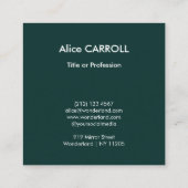 Edouard Manet - Die Rennen bei Longchamp - QR-Code Quadratische Visitenkarte (Rückseite)