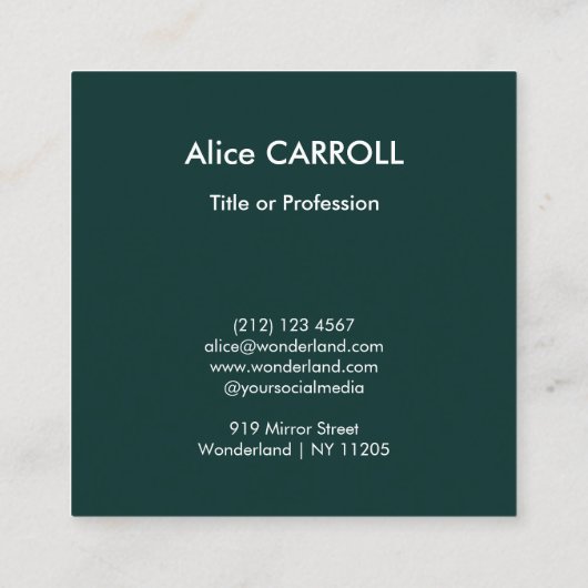 Edouard Manet - Die Rennen bei Longchamp - QR-Code Quadratische Visitenkarte (Rückseite)