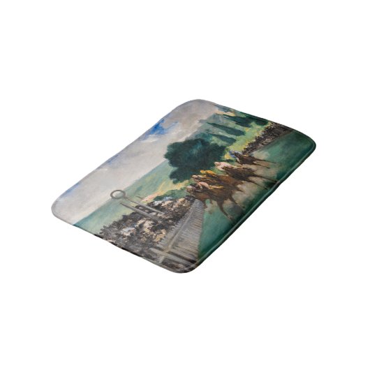 Edouard Manet - Die Rennen in Longchamp Badematte (Schrägansicht)