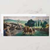 Edouard Manet - Die Rennen in Longchamp Einladung (Vorne/Hinten)