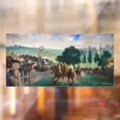 Edouard Manet - Die Rennen in Longchamp Fensteraufkleber (Blatt 2)