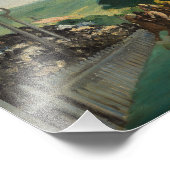 Edouard Manet - Die Rennen in Longchamp Fotodruck (Ecke)