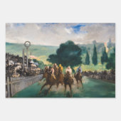 Edouard Manet - Die Rennen in Longchamp Geschenkpapier Set (Vorderseite 3)