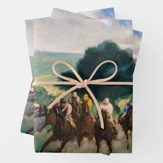 Edouard Manet - Die Rennen in Longchamp Geschenkpapier Set (Beispiel)