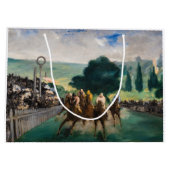 Edouard Manet - Die Rennen in Longchamp Große Geschenktüte (Rückseite)