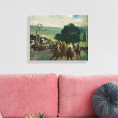 Edouard Manet - Die Rennen in Longchamp Leinwanddruck (Insitu (Wohnzimmer))
