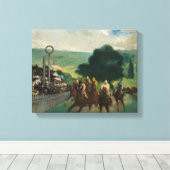 Edouard Manet - Die Rennen in Longchamp Leinwanddruck (Insitu (Holzboden))