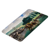 Edouard Manet - Die Rennen in Longchamp Magnet (Linke Seite)