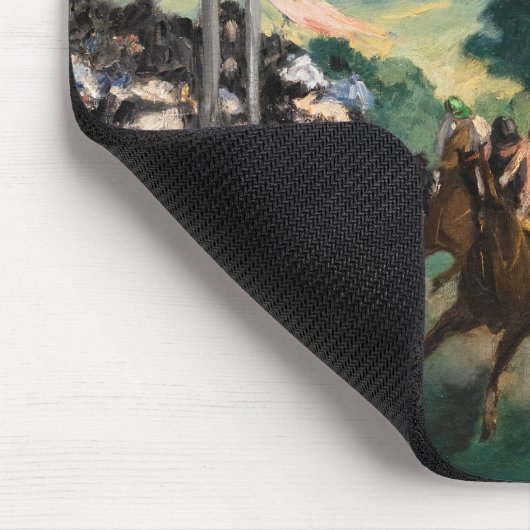 Edouard Manet - Die Rennen in Longchamp Mousepad (Ecke)