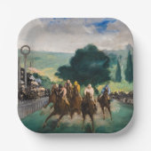 Edouard Manet - Die Rennen in Longchamp Pappteller (Vorderseite)