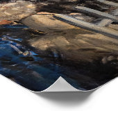 Edouard Manet - Die Rennen in Longchamp Poster (Ecke)