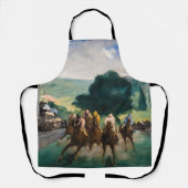 Edouard Manet - Die Rennen in Longchamp Schürze (Vorderseite)