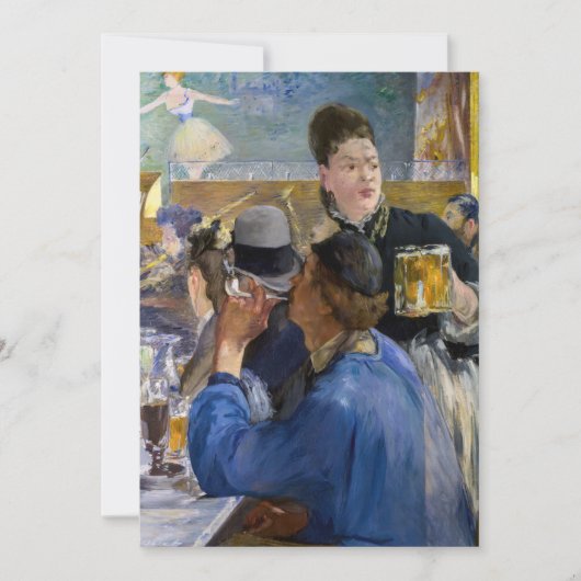 Edouard Manet - Ecke Café-Konzert Einladung (Vorderseite)