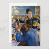 Edouard Manet - Ecke Café-Konzert Einladung (Vorne/Hinten)