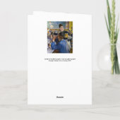 Edouard Manet - Ecke Café-Konzert Karte (Rückseite)