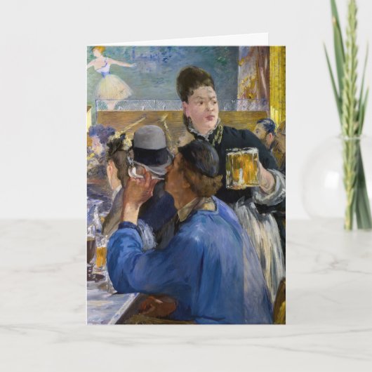 Edouard Manet - Ecke Café-Konzert Karte (Vorderseite)