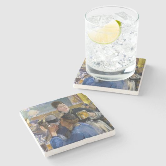 Edouard Manet - Ecke Café-Konzert Steinuntersetzer (Seitenansicht)