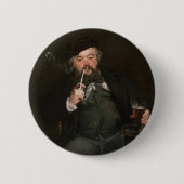 Edouard Manet - Ein gutes Glas Bier / Le bon bock Button (Vorderseite)