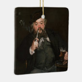 Edouard Manet - Ein gutes Glas Bier / Le bon bock Keramikornament (Rechts)