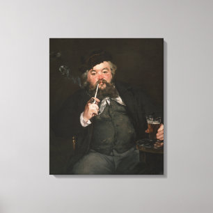 Edouard Manet - Ein gutes Glas Bier / Le bon bock Leinwanddruck