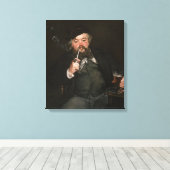 Edouard Manet - Ein gutes Glas Bier / Le bon bock Leinwanddruck (Insitu (Holzboden))
