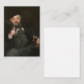 Edouard Manet - Ein gutes Glas Bier / Le bon bock Mitteilungskarte (Vorne/Hinten)