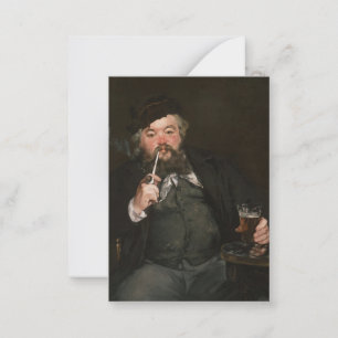 Edouard Manet - Ein gutes Glas Bier / Le bon bock Mitteilungskarte