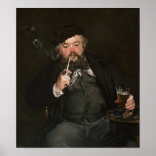 Edouard Manet - Ein gutes Glas Bier / Le bon bock Poster