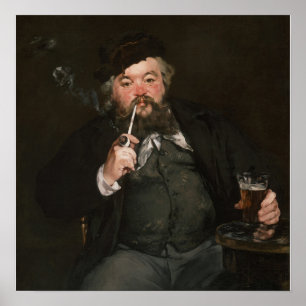 Edouard Manet - Ein gutes Glas Bier / Le bon bock Poster