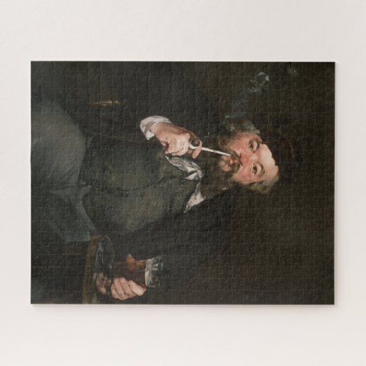 Edouard Manet - Ein gutes Glas Bier / Le bon bock Puzzle (Horizontal)