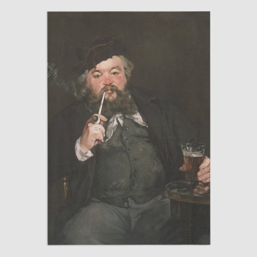 Edouard Manet - Ein gutes Glas Bier / Le bon bock Seidenpapier