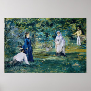 Edouard Manet - Ein Krocketspiel Poster