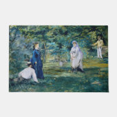 Edouard Manet - Ein Spiel des Krokets Fußmatte (Vorderseite)