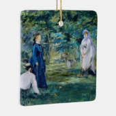 Edouard Manet - Ein Spiel des Krokets Keramikornament (Rechts)