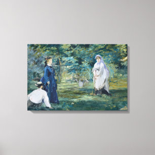 Edouard Manet - Ein Spiel des Krokets Leinwanddruck