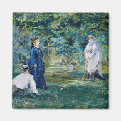 Edouard Manet - Ein Spiel des Krokets Magnet (Vorne)