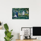 Edouard Manet - Ein Spiel des Krokets Poster (Heimbüro)
