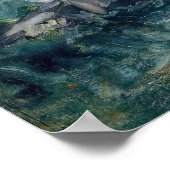 Edouard Manet - Ein Spiel des Krokets Poster (Ecke)