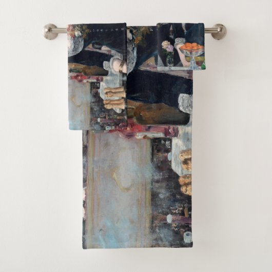 Edouard Manet - Eine Bar in den Folies-Bergere Badhandtuch Set (Insitu)