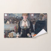 Edouard Manet - Eine Bar in den Folies-Bergere Badhandtuch Set (Handtuch)